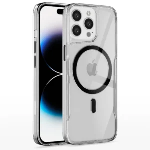 Phone 14 Pro Clear Magsafe Back Cover (Transparent)